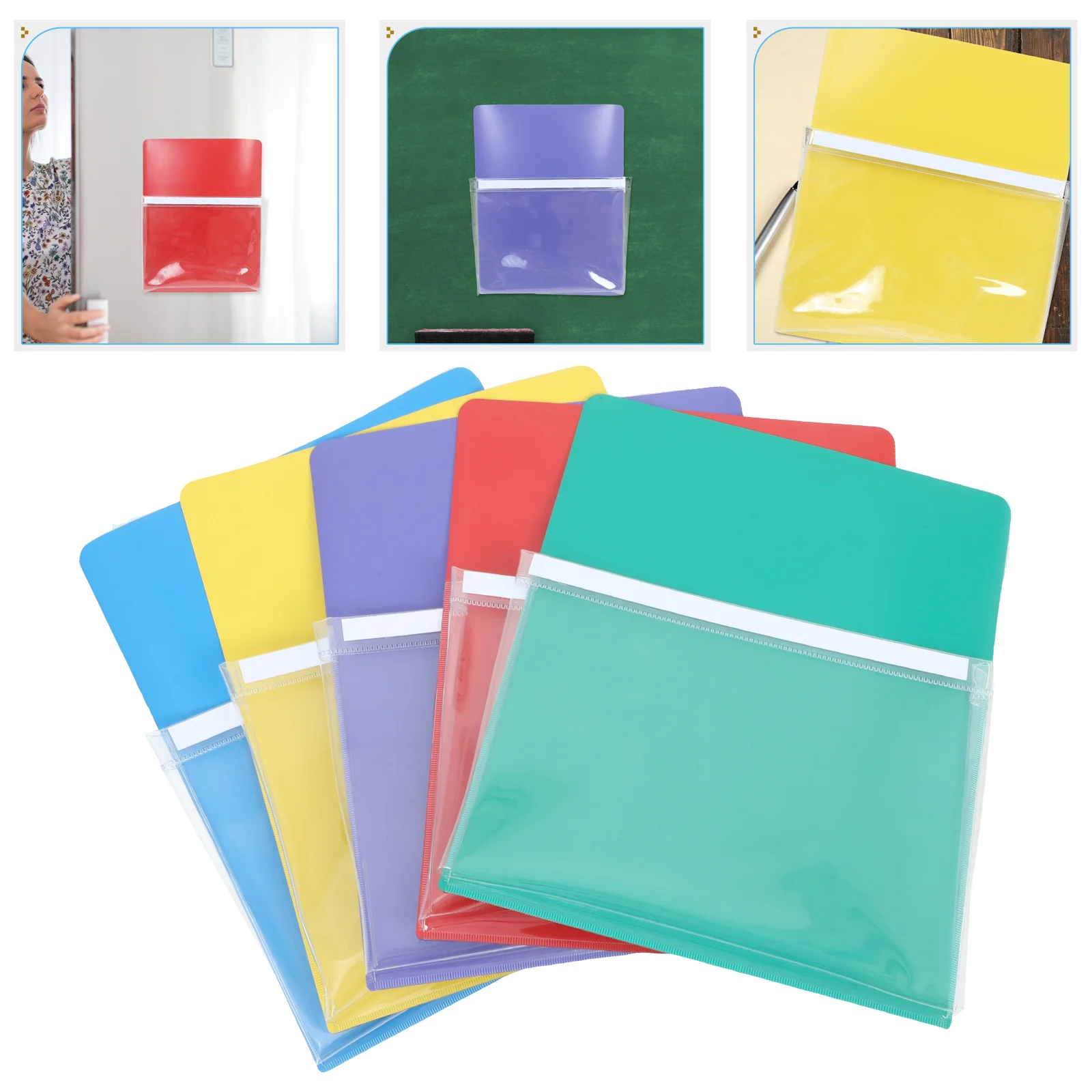 5pcs Magnetic Folder Holder Transparent Pvc Vibrant Colors Multifunctional Storage For School Office Home Refrigerator
5pcs Magnetic Folder Holder Transparent Pvc Vibrant Colors Multifunctional Storage For School Office Home Refrigerator