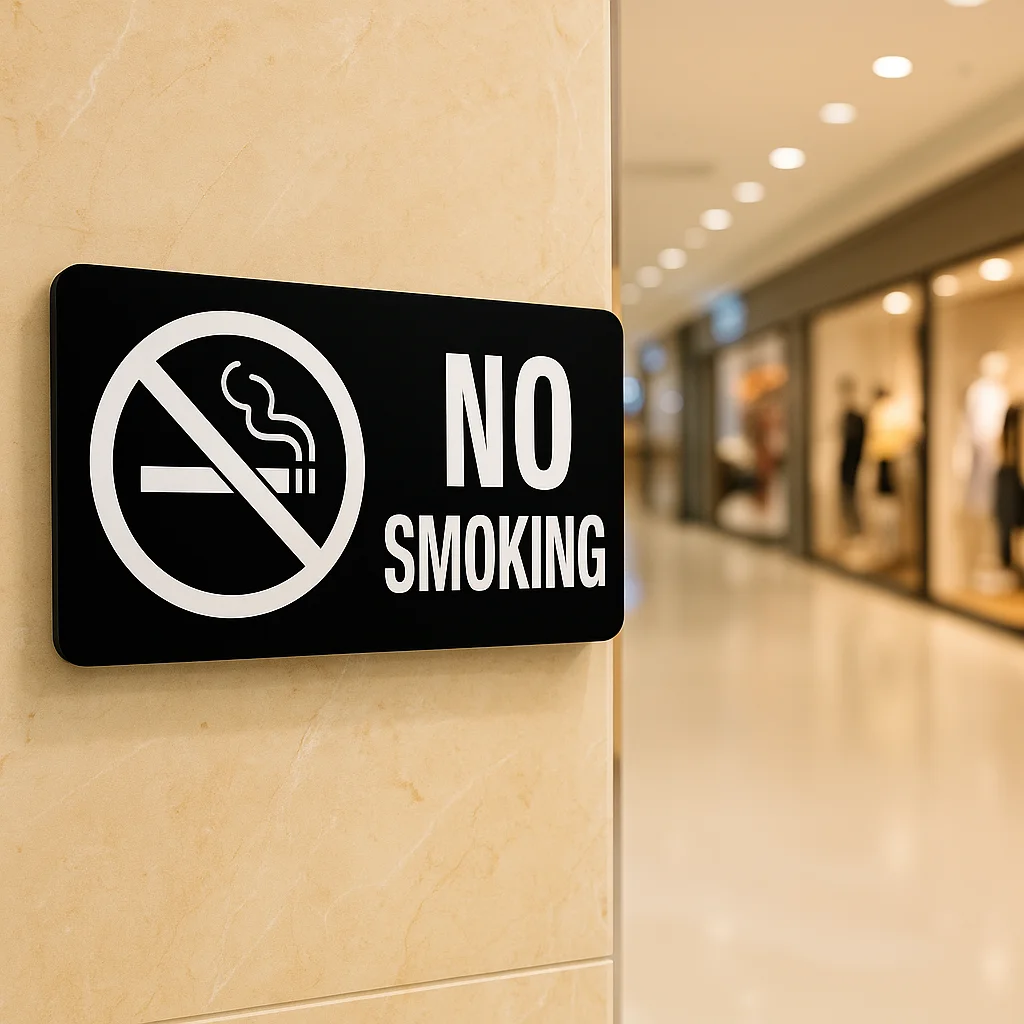 No Smoking Sign Acrylic Wall Sign Modern Style Wall Notice Board Self-adhesive Notice Sign Suitable for Office Lobbies
No Smoking Sign Acrylic Wall Sign Modern Style Wall Notice Board Self-adhesive Notice Sign Suitable for Office Lobbies