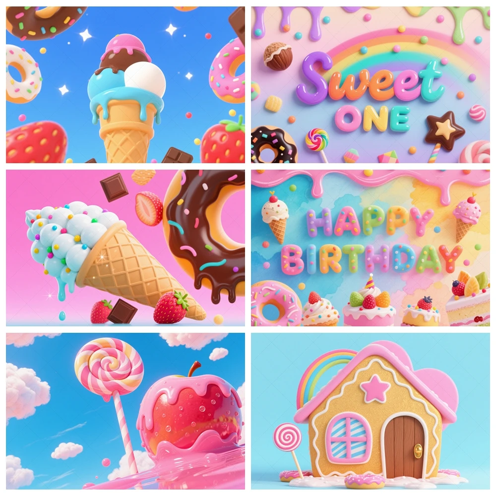 Baby 1st Photography Background Sweet One Donut Ice Cream Cake Balloon Arch Birthday Decor Baby Shower Backdrop Photo Studio
Baby 1st Photography Background Sweet One Donut Ice Cream Cake Balloon Arch Birthday Decor Baby Shower Backdrop Photo Studio