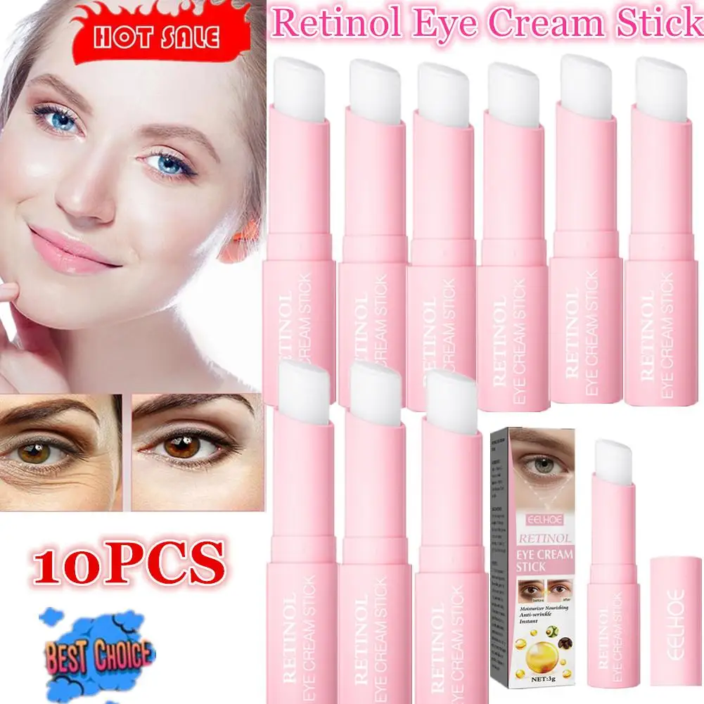 10pcs Retinol Eye Moisturizing Stick Instant Reduce Dark Circles Beauty Eye Care Hot Sale
10pcs Retinol Eye Moisturizing Stick Instant Reduce Dark Circles Beauty Eye Care Hot Sale