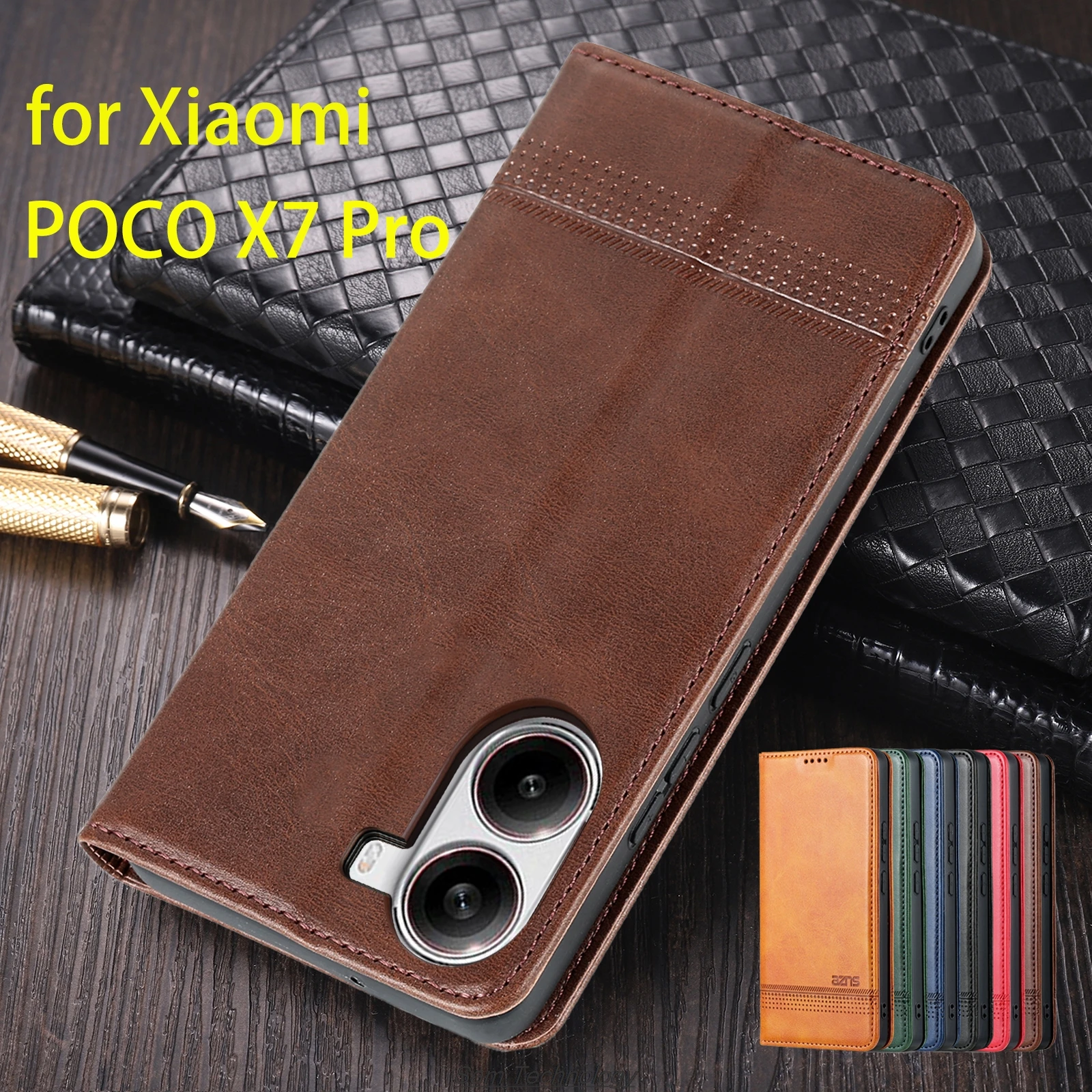 Deluxe Magnetic Adsorption Leather Fitted Case for Xiaomi POCOPHONE POCO X7 Pro 5G Flip Cover Protective Case Capa Fundas Coque
Deluxe Magnetic Adsorption Leather Fitted Case for Xiaomi POCOPHONE POCO X7 Pro 5G Flip Cover Protective Case Capa Fundas Coque