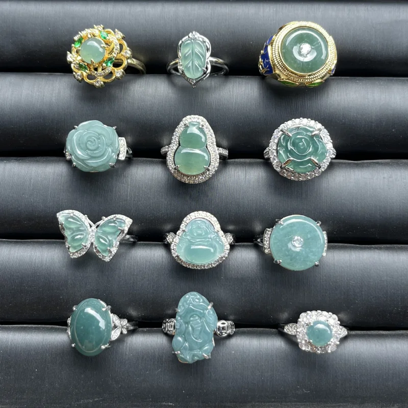 Кольцо из натурального нефрита с изображением тыквы и Пи Сю, синего цвета, класса А
Кольцо из натурального нефрита с изображением тыквы и Пи Сю, синего цвета, класса А