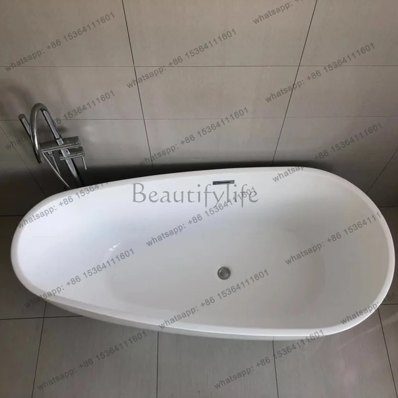 Acrylic independent integrated water drop type seamless docking villa hotel bathtub
Acrylic independent integrated water drop type seamless docking villa hotel bathtub