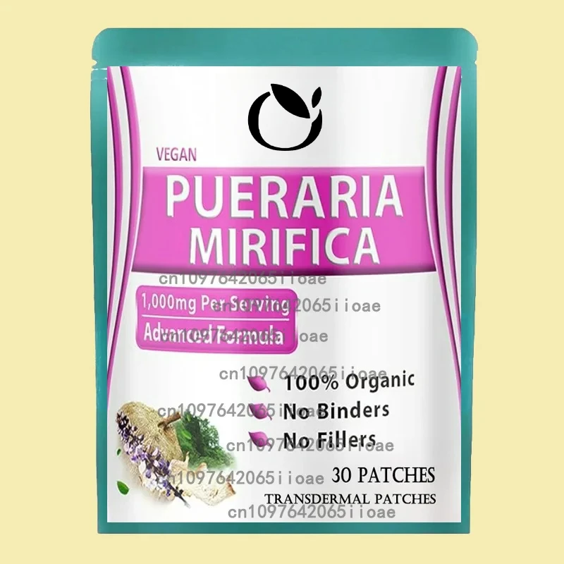 Pueraria Mirifica Transdermal Patches Support Women's Wellness Naturally, Immune System & Energy 30 Patches
Pueraria Mirifica Transdermal Patches Support Women's Wellness Naturally, Immune System & Energy 30 Patches