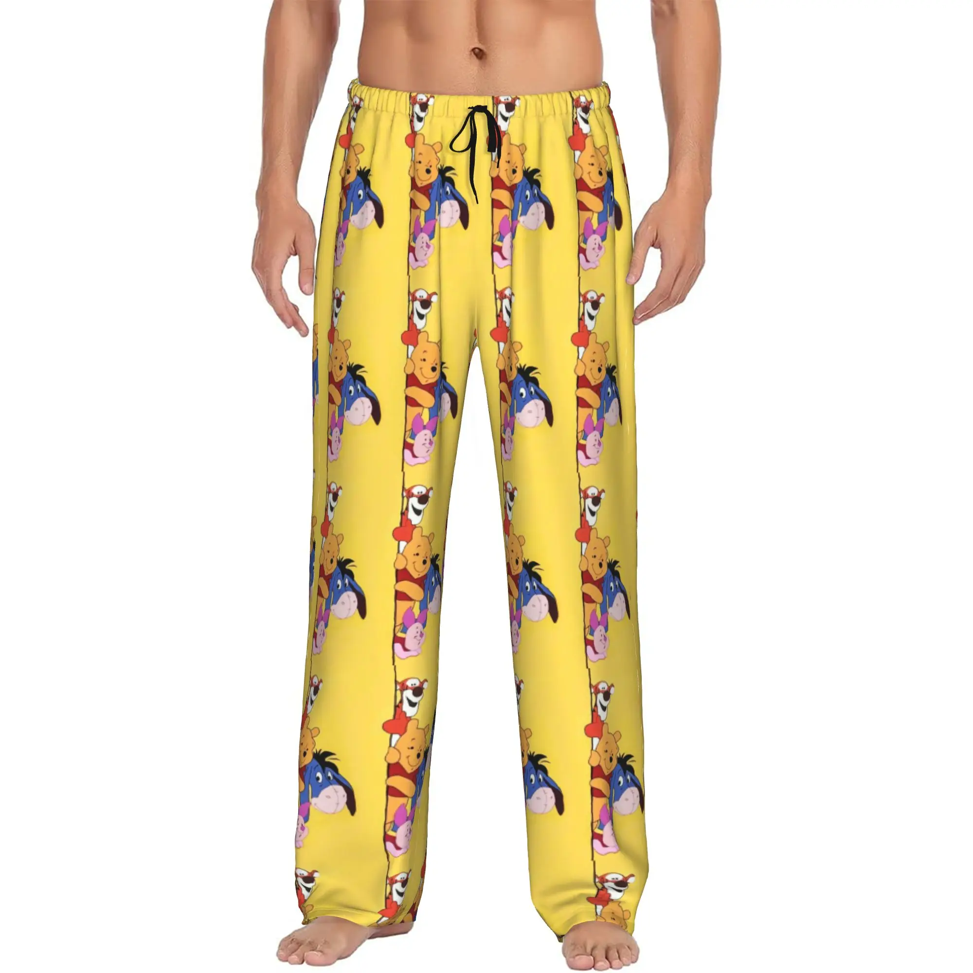 Custom My Friends Cartoon T-Tigger Pooh Pajama Pants Men Lounge Sleep Stretch Sleepwear Bottoms with Pockets
Custom My Friends Cartoon T-Tigger Pooh Pajama Pants Men Lounge Sleep Stretch Sleepwear Bottoms with Pockets