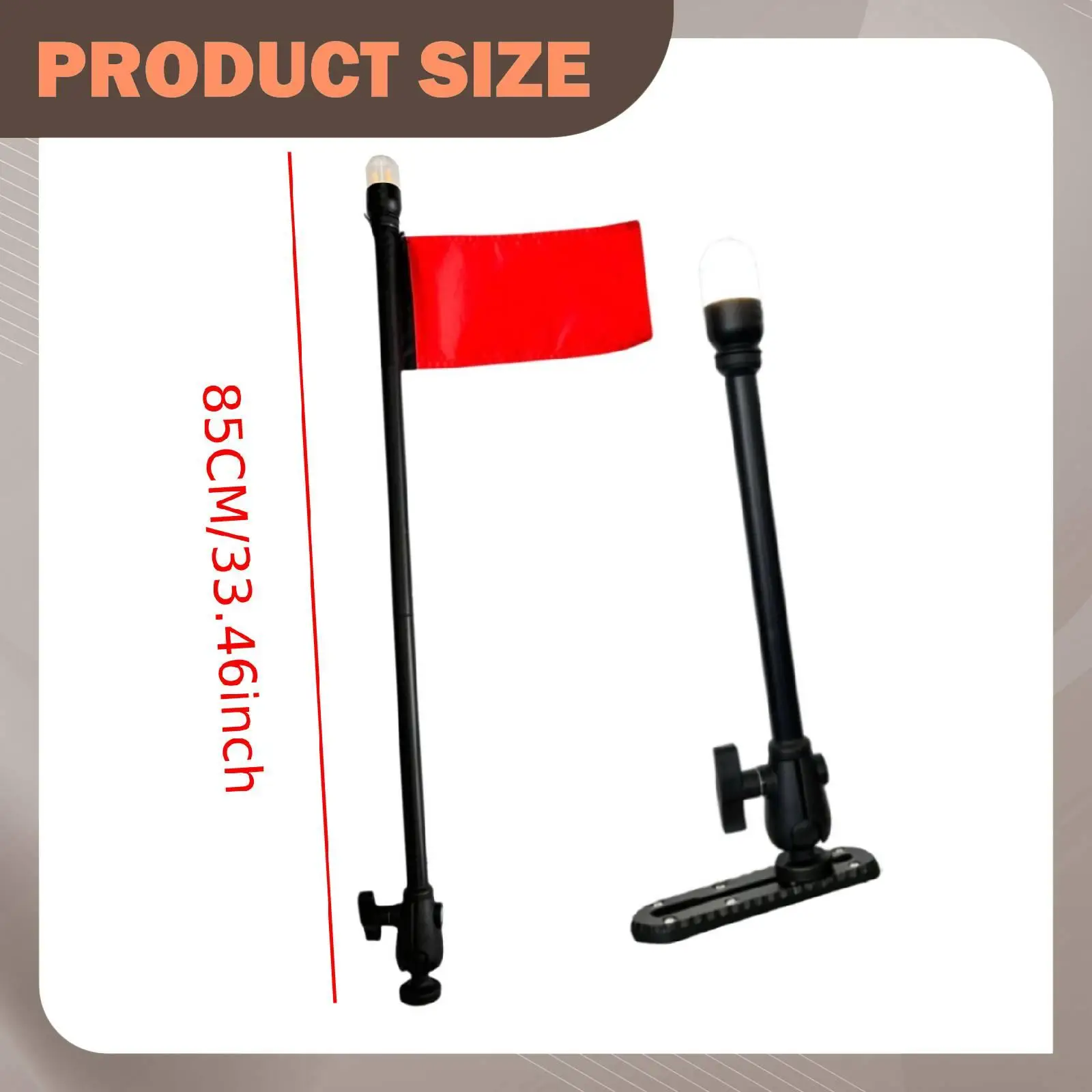 Kayak Light High Performance with Red Visibility Flag,Kayak Accessories 360 Degrees Stern Light with Pole Kit for Night Fishing
Kayak Light High Performance with Red Visibility Flag,Kayak Accessories 360 Degrees Stern Light with Pole Kit for Night Fishing