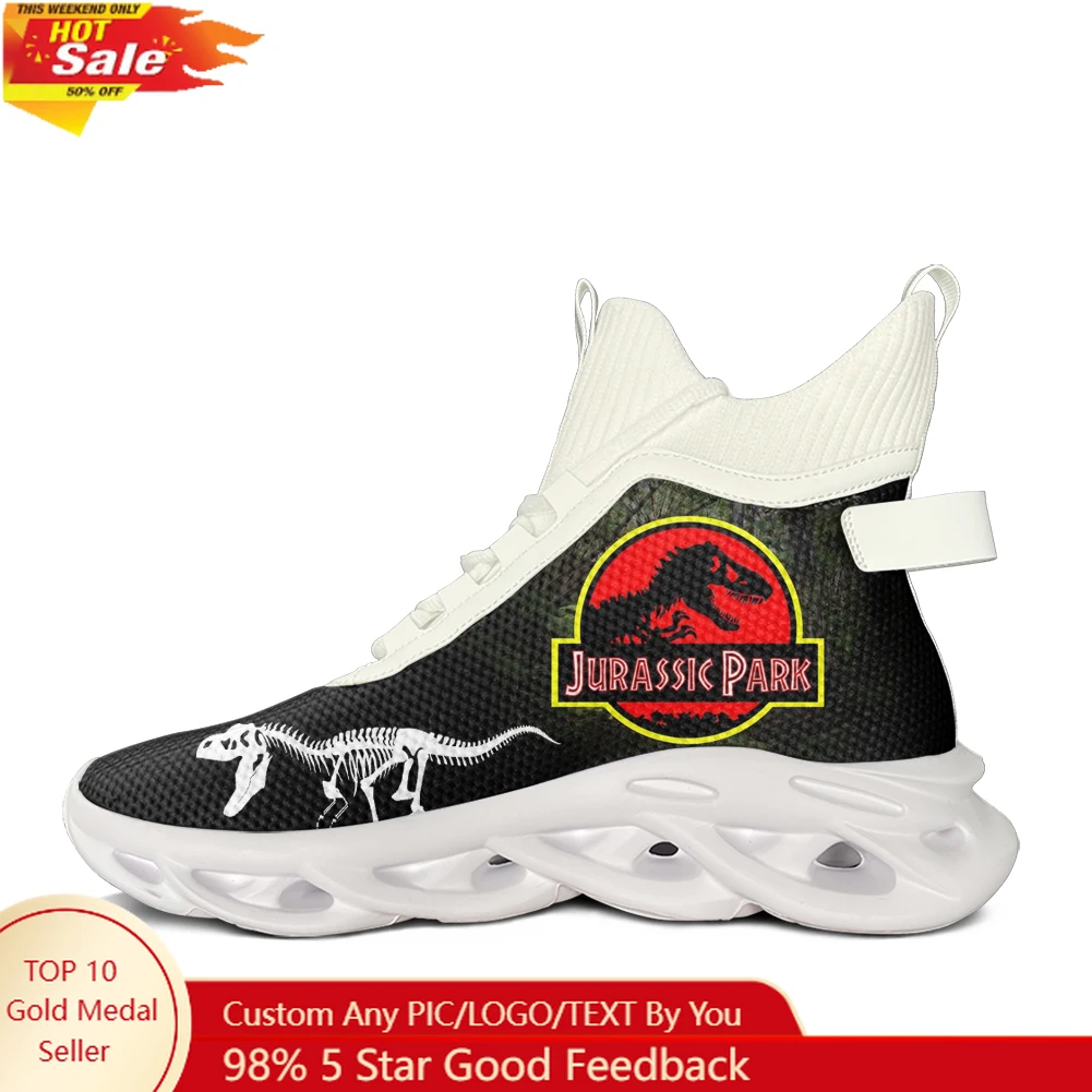 Hot Jurassic Park Dinosaur Anime High Top Flats Sneakers Men Women Hiking Sneakers Travel Lightweight Shoe Running Shoe
Hot Jurassic Park Dinosaur Anime High Top Flats Sneakers Men Women Hiking Sneakers Travel Lightweight Shoe Running Shoe