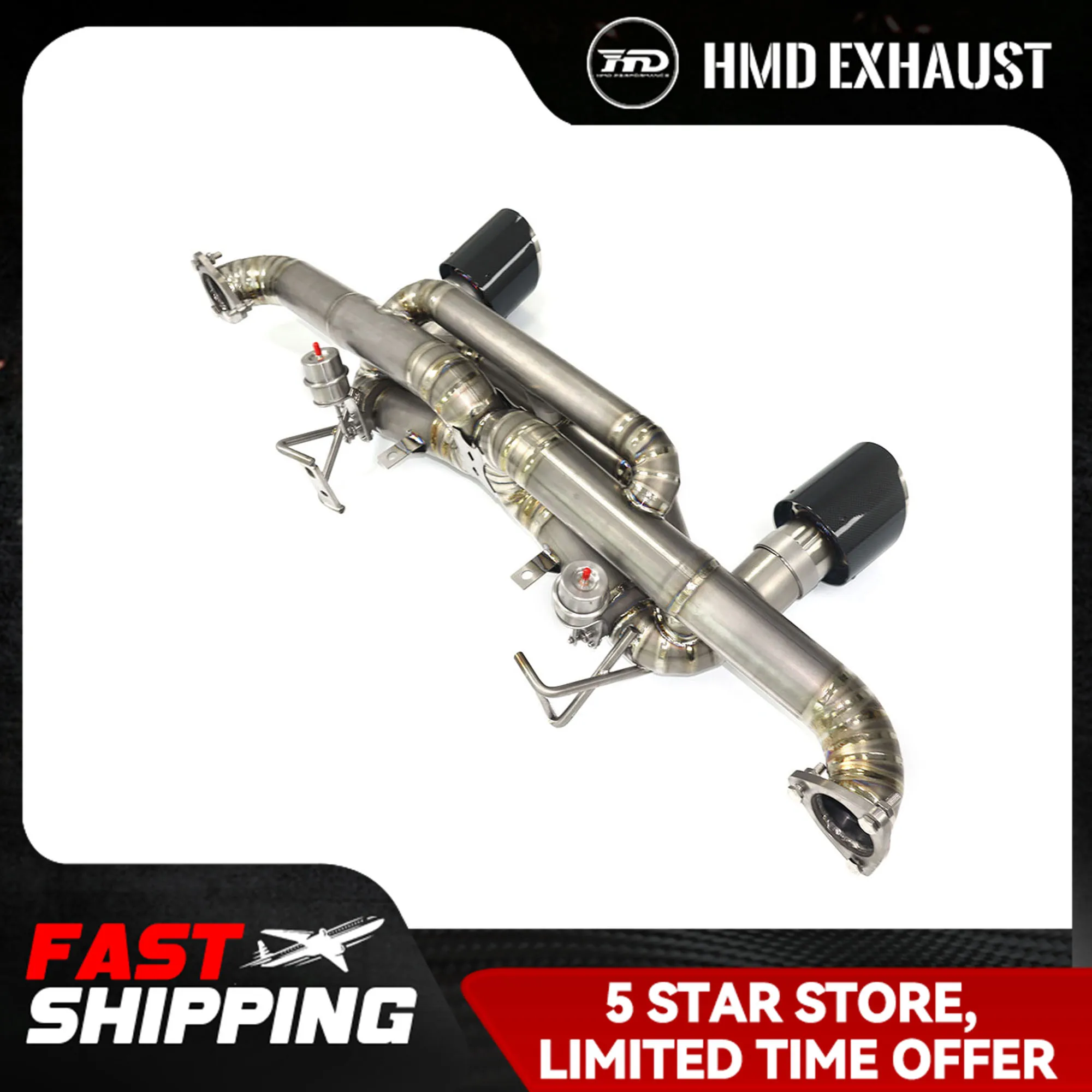 Выхлопная система HMD из титанового сплава Catback для Porsche 718 GT4 RS 4.0L с клапаном, гоночная труба с высокой производительностью расхода
Выхлопная система HMD из титанового сплава Catback для Porsche 718 GT4 RS 4.0L с клапаном, гоночная труба с высокой производительностью расхода