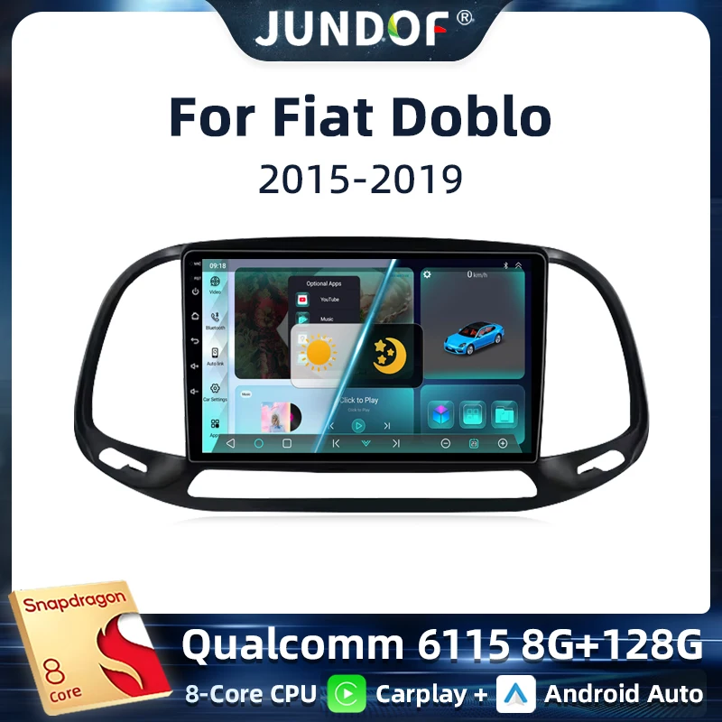 Android 13 Qualcomm For Fiat Doblo 2015 2016 2017 2018 2019 2020 GPS Car Radio Multimedia Video Player Stereo Navigation Wifi
Android 13 Qualcomm For Fiat Doblo 2015 2016 2017 2018 2019 2020 GPS Car Radio Multimedia Video Player Stereo Navigation Wifi