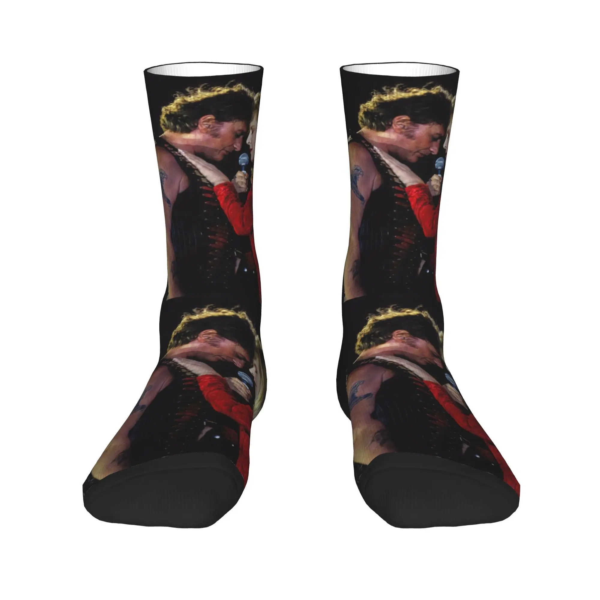 Johnny Hallyday And Audrey Dana Dress Socks Men's Women's Warm Breathbale Warm French France Rock Music Singer Crew Socks
Johnny Hallyday And Audrey Dana Dress Socks Men's Women's Warm Breathbale Warm French France Rock Music Singer Crew Socks