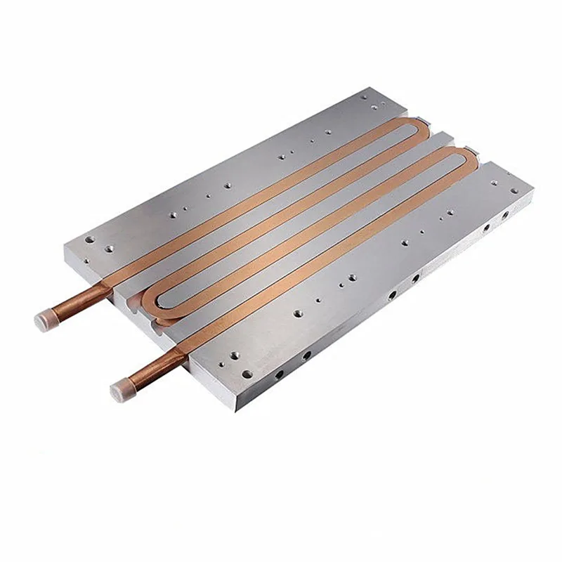 High-power water-cooled radiator, aluminum plate buried copper tube laser buried tube water-cooled plate processing
High-power water-cooled radiator, aluminum plate buried copper tube laser buried tube water-cooled plate processing
