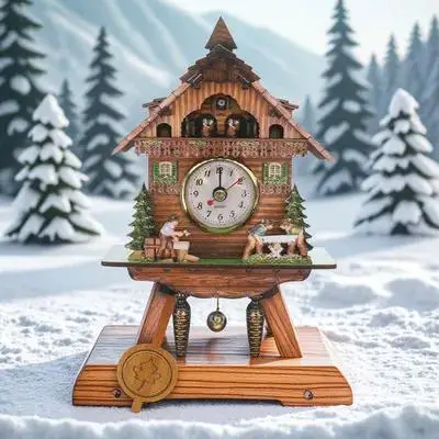 Decorative Wall Clock with Wooden Pendulum Vintage Style for Living Room Bedroom Office Home Wall Hanging Clock
Decorative Wall Clock with Wooden Pendulum Vintage Style for Living Room Bedroom Office Home Wall Hanging Clock