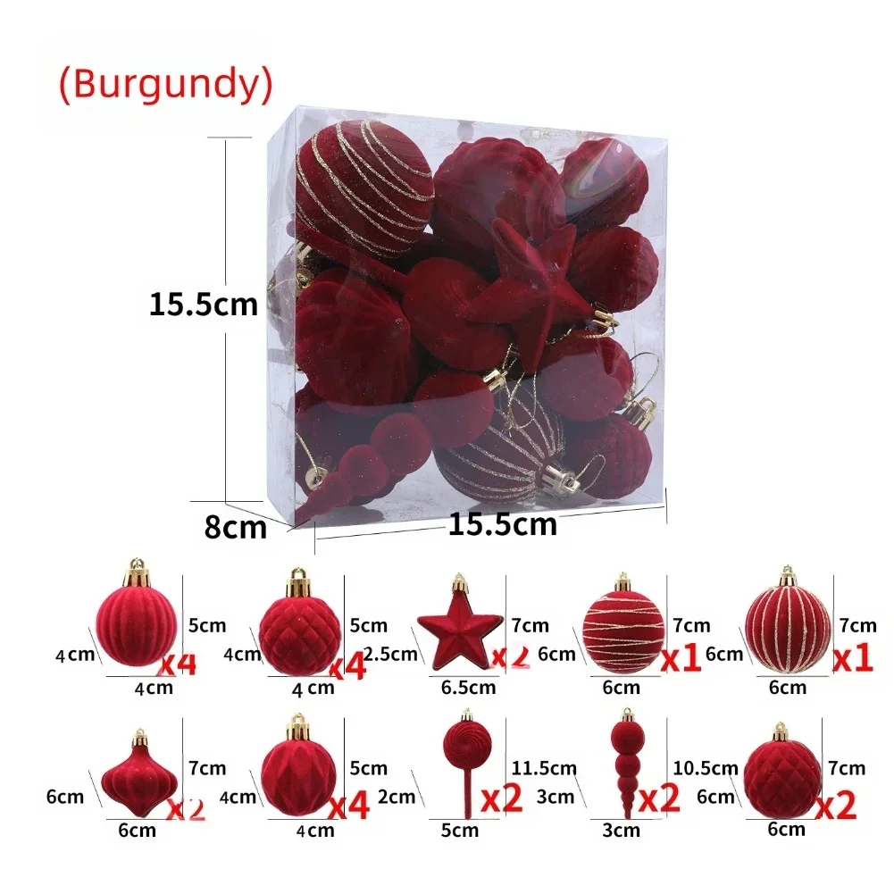 24pcs Foam Christmas Ball Ornaments Painted Set Lightweight Hanging Balls For Tree And Home Decoration During Holiday Events
24pcs Foam Christmas Ball Ornaments Painted Set Lightweight Hanging Balls For Tree And Home Decoration During Holiday Events