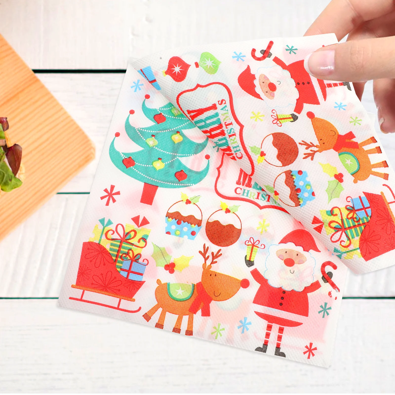 40pcs Grease Proof Food Wrapping Paper Picnic BBQ Liners Disposable Baking Pads Anti Oil Parchment Christmas Print
40pcs Grease Proof Food Wrapping Paper Picnic BBQ Liners Disposable Baking Pads Anti Oil Parchment Christmas Print