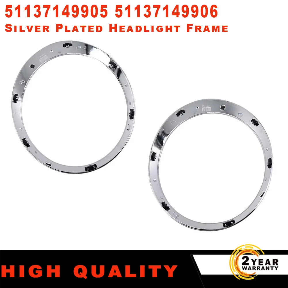 Рамка автомобильных фар для MINI Cooper S R56 R57 R55 Clubman 2007-2015 51137149905 51137149906 Глянцевый черный/посеребренный
Рамка автомобильных фар для MINI Cooper S R56 R57 R55 Clubman 2007-2015 51137149905 51137149906 Глянцевый черный/посеребренный