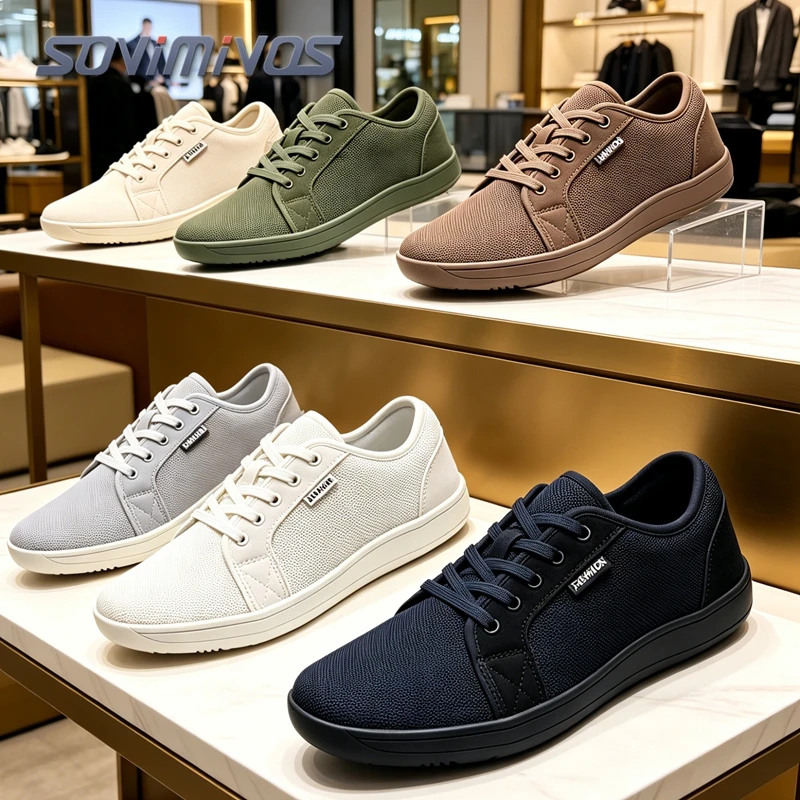 SOVIMIVOS Men's Mesh Sneakers, Non-slip Soft Sole Casual Walking Shoes for Driving Travel Zero Drop Male Sneaker Tenis Masculino
SOVIMIVOS Men's Mesh Sneakers, Non-slip Soft Sole Casual Walking Shoes for Driving Travel Zero Drop Male Sneaker Tenis Masculino