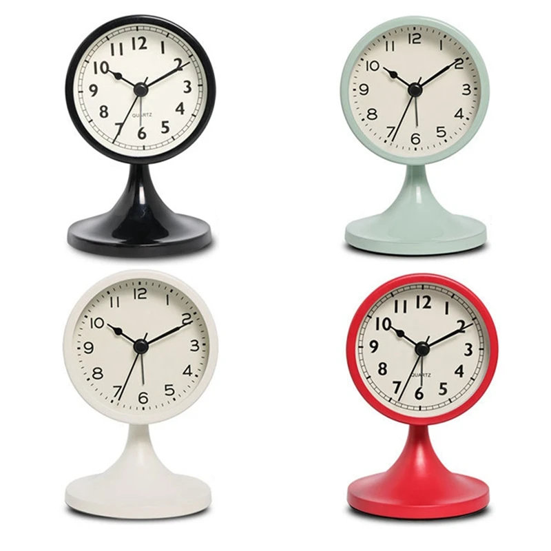 New-Nordic Metal Round Alarm Clock, Vintage Silent Table Clock, Student Bedside Nightlight Clock, Room Decor, Home Decor
New-Nordic Metal Round Alarm Clock, Vintage Silent Table Clock, Student Bedside Nightlight Clock, Room Decor, Home Decor