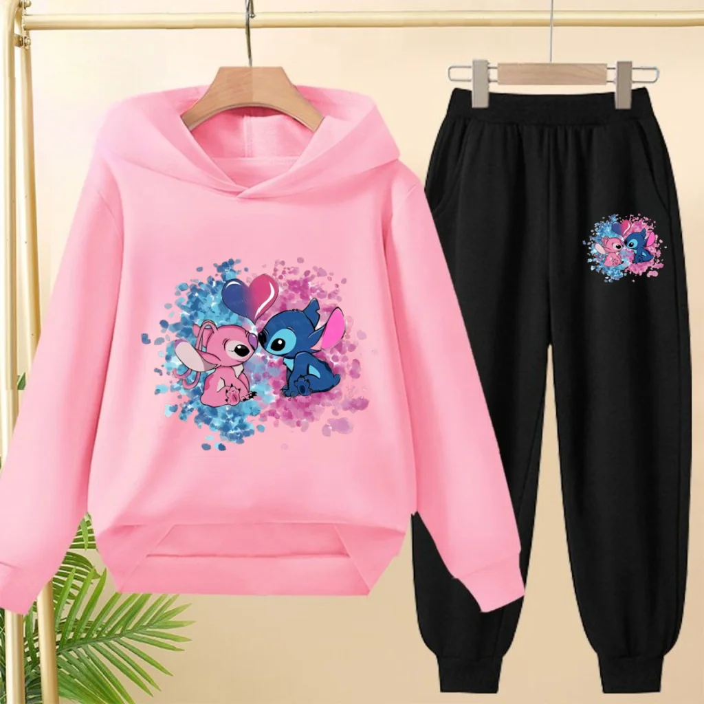 Kids Spring Autumn Brand Clothes Kawaii Stitch Hoodie Sweatshirts Pullover Top+Trousers Boy Girl3-12Yrs Pretty Girl Clothing Set
Kids Spring Autumn Brand Clothes Kawaii Stitch Hoodie Sweatshirts Pullover Top+Trousers Boy Girl3-12Yrs Pretty Girl Clothing Set