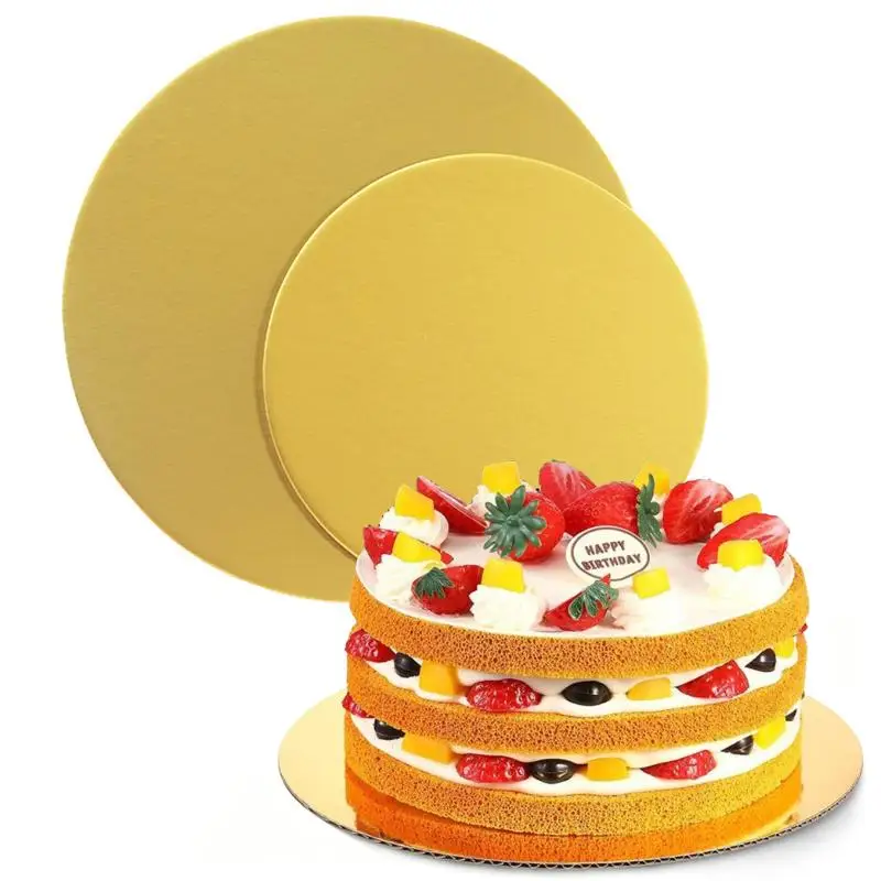 10pcs Durable Inch Round Cake Board Golden Cardboard Cake Cardboard Circle Dessert Tray Baking Cakes
10pcs Durable Inch Round Cake Board Golden Cardboard Cake Cardboard Circle Dessert Tray Baking Cakes