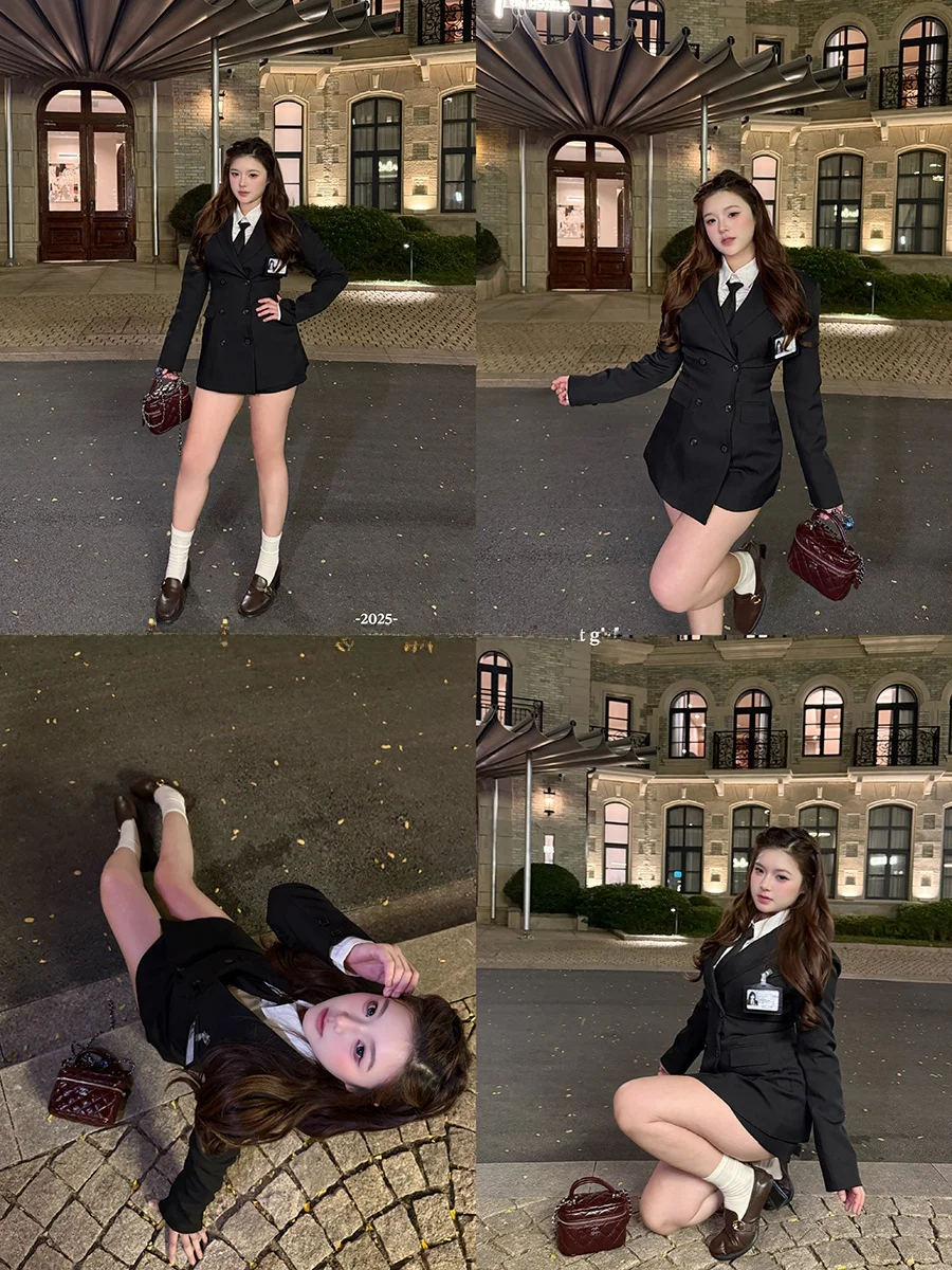 High Waist A-Line Skirt And Shirt Set for plus Size Women Korean Style Casual Wear High Intelligence Senior Sister
High Waist A-Line Skirt And Shirt Set for plus Size Women Korean Style Casual Wear High Intelligence Senior Sister
