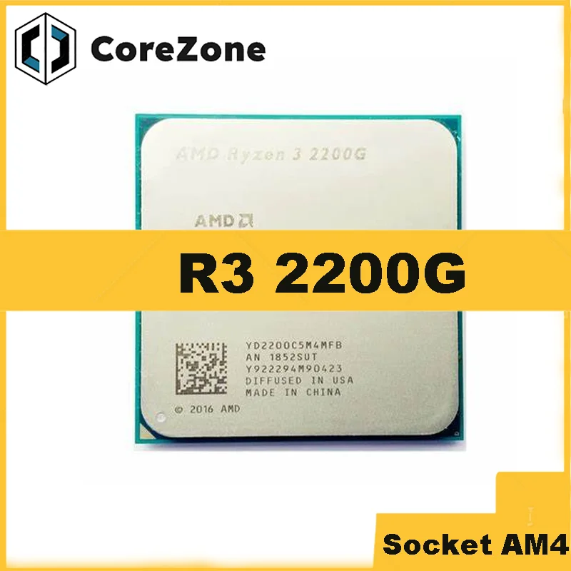 Ryzen 3 R3 2200G 3,5 ГГц 4-ядерный 4-поточный процессор LGA AM4
Ryzen 3 R3 2200G 3,5 ГГц 4-ядерный 4-поточный процессор LGA AM4