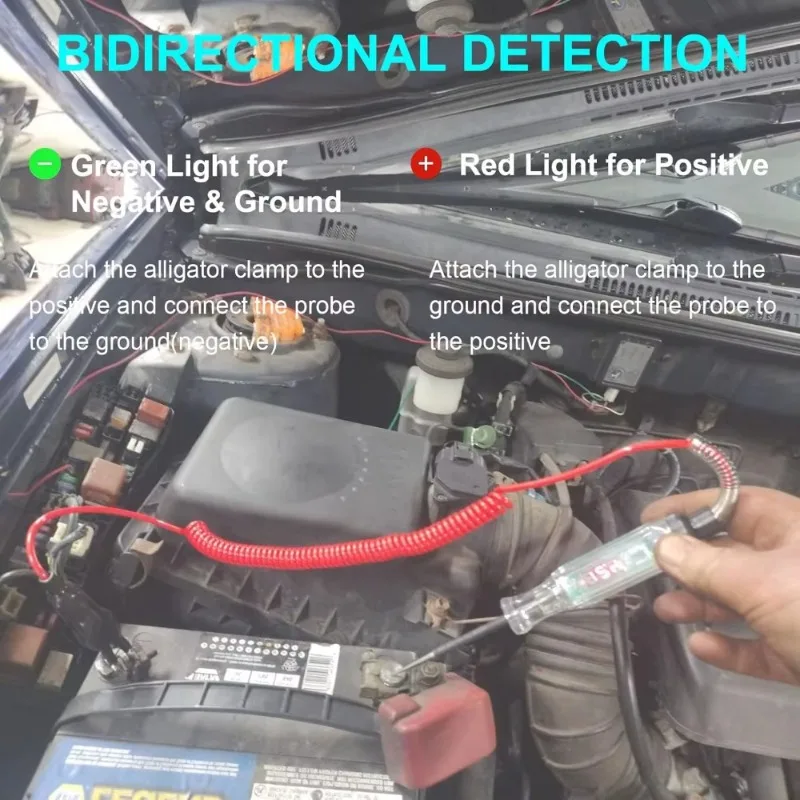 Car Voltage Circuit Tester 5V/48V/90V/120V Auto Car Diagnostic Probe Test Pen Light Bulb Electric Measuring Pen Repair Tools
Car Voltage Circuit Tester 5V/48V/90V/120V Auto Car Diagnostic Probe Test Pen Light Bulb Electric Measuring Pen Repair Tools
