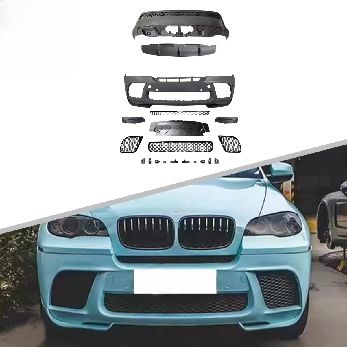 STLF New Car Parts Mp Style Body Kit for BMWs X6 E71 Upgrade MP Front Bumper Rear Lip Front Grille Spoiler Body Kits
STLF New Car Parts Mp Style Body Kit for BMWs X6 E71 Upgrade MP Front Bumper Rear Lip Front Grille Spoiler Body Kits