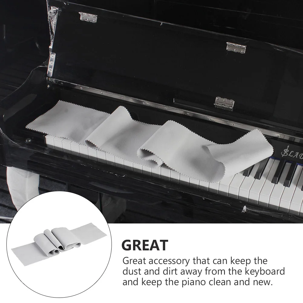 Piano Keyboard Cloth Cotton Protective Cover Dust Proof Accessory Felt Pad Instrument Long Simple Design Practical Useful
Piano Keyboard Cloth Cotton Protective Cover Dust Proof Accessory Felt Pad Instrument Long Simple Design Practical Useful