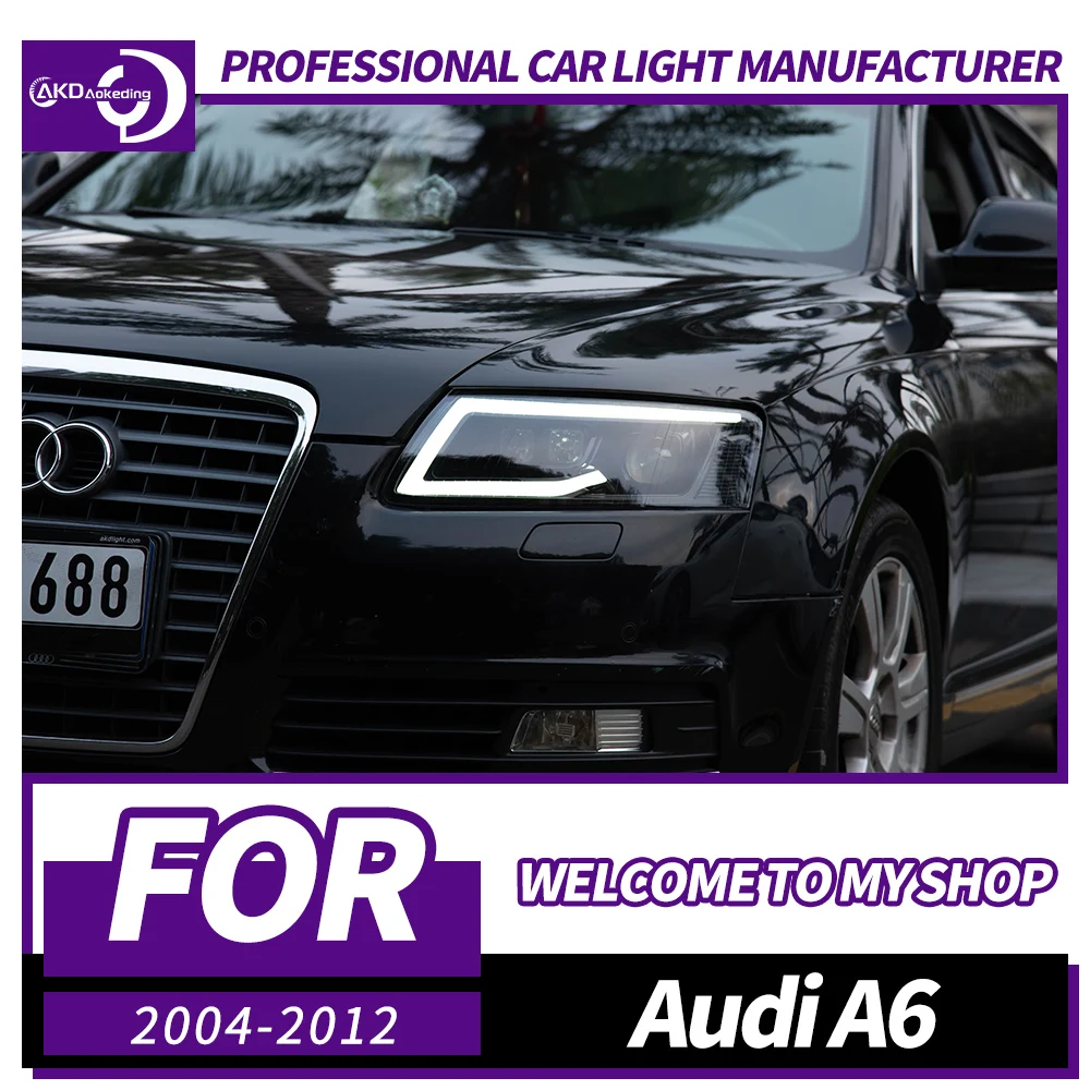Фара AKD для AUDI A6 C6 Светодиодная фара 2004-2011 Фары A6L DRL Указатель поворота Дальнего света Объектив проектора «Ангельский глаз»
Фара AKD для AUDI A6 C6 Светодиодная фара 2004-2011 Фары A6L DRL Указатель поворота Дальнего света Объектив проектора «Ангельский глаз»