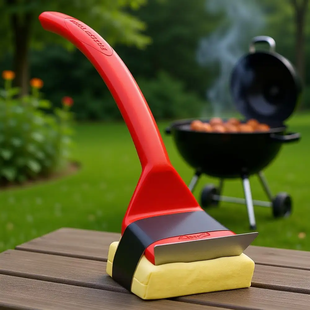 Bristle-Free Heavy-Duty Griddle Cleaner for Lat Tops, BBQ Griddles, Heat Resistant for Nonstick Surfaces, Cast Iron & Stainless
Bristle-Free Heavy-Duty Griddle Cleaner for Lat Tops, BBQ Griddles, Heat Resistant for Nonstick Surfaces, Cast Iron & Stainless