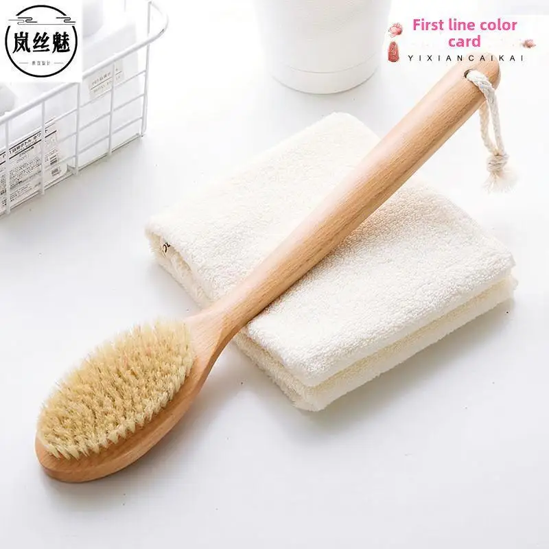 Long Handle Soft Badger Hair Bath Brush for Back Scrubbing Wooden Handle Brush for Personal Hygiene And Cleaning Tools
Long Handle Soft Badger Hair Bath Brush for Back Scrubbing Wooden Handle Brush for Personal Hygiene And Cleaning Tools