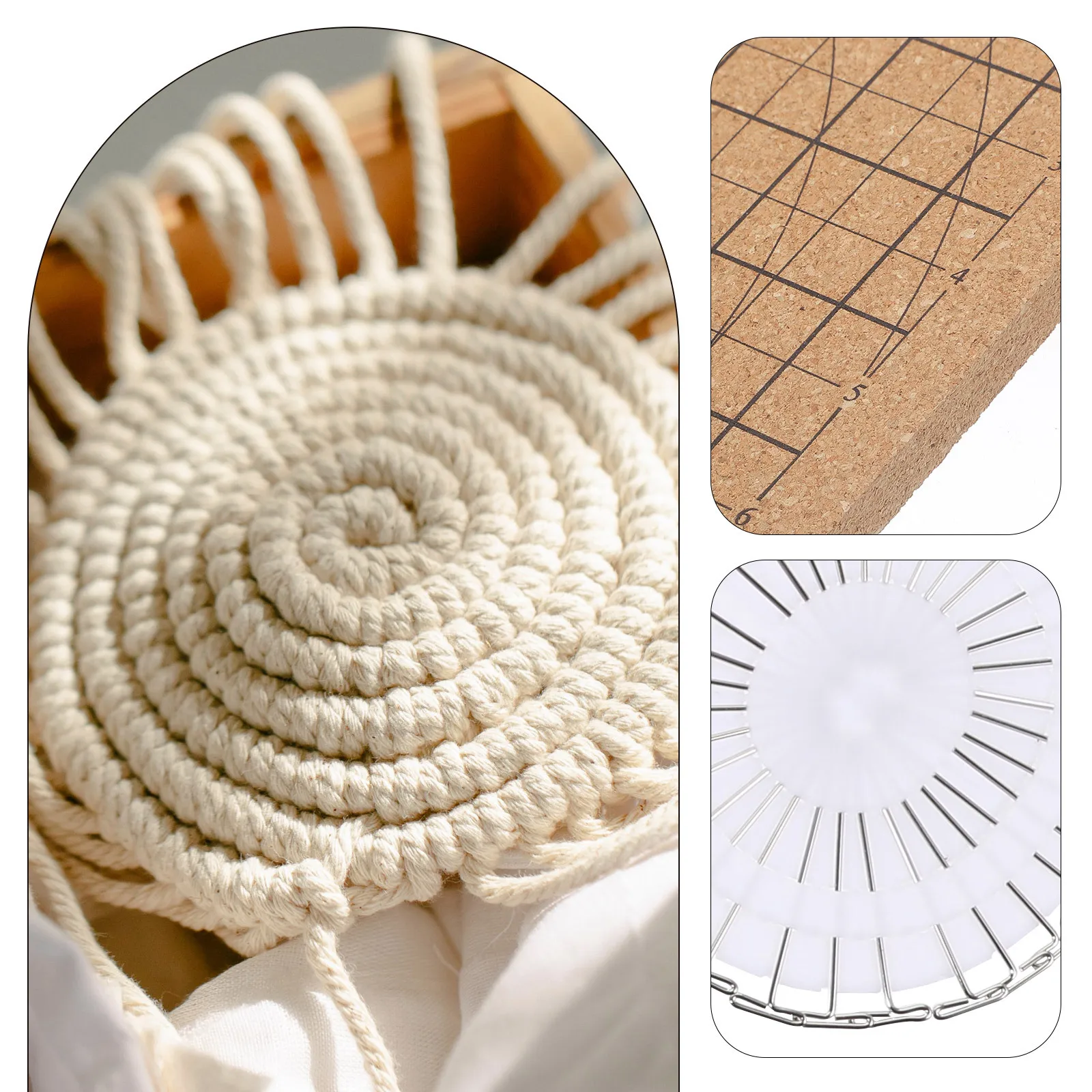 1 комплект, доска для макраме, пробковая мягкая доска, сетка для завязывания узлов, Т-образные булавки, принадлежности для макраме, браслет, инструмент для завязывания пробковых досок
1 комплект, доска для макраме, пробковая мягкая доска, сетка для завязывания узлов, Т-образные булавки, принадлежности для макраме, браслет, инструмент для завязывания пробковых досок