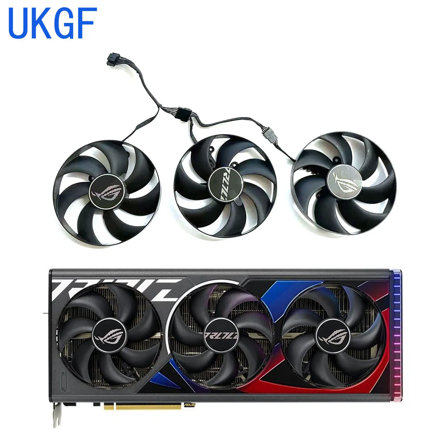 New 105MM 7PIN CF1015U12D GPU Fan for ASUS GeForce RTX4080 4090 ROG STRIX OC graphics card
New 105MM 7PIN CF1015U12D GPU Fan for ASUS GeForce RTX4080 4090 ROG STRIX OC graphics card