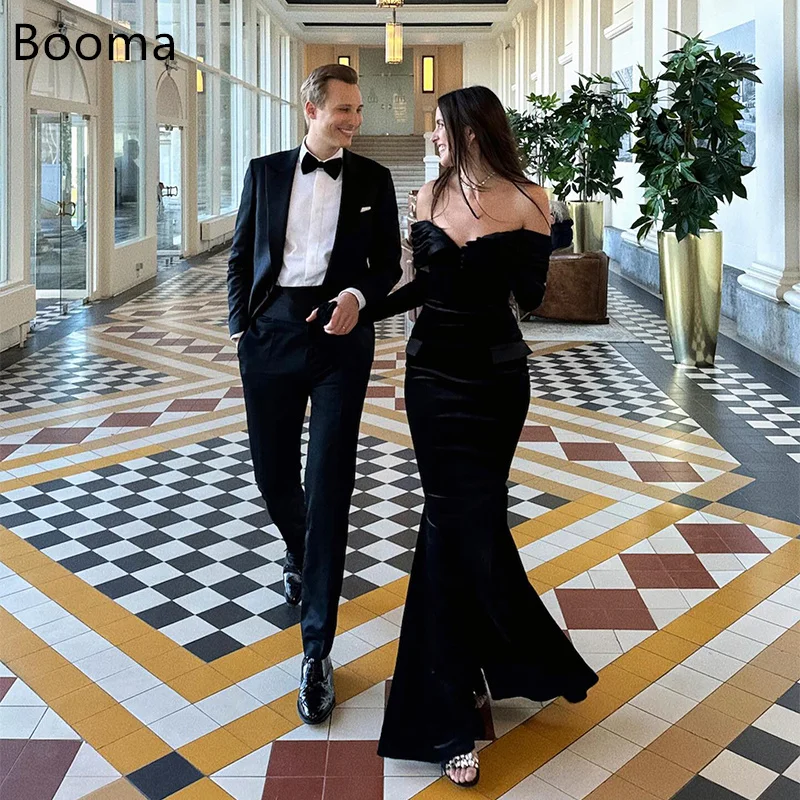 Booma Mermaid Prom Dresses Off The Shoulder Formal Party Dresses Floor-Length Velvet Evening Gowns Customized
Booma Mermaid Prom Dresses Off The Shoulder Formal Party Dresses Floor-Length Velvet Evening Gowns Customized