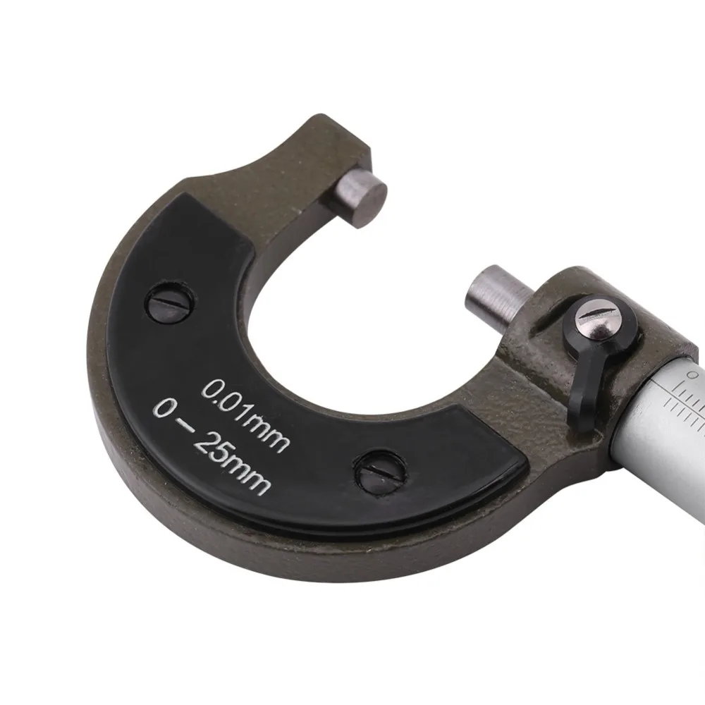 0-25mm Range Outside Micrometer Carbide-Tipped Faces 0.01mm Resolution Thickness Gauge Olive green Wear-Resistant Alloy
0-25mm Range Outside Micrometer Carbide-Tipped Faces 0.01mm Resolution Thickness Gauge Olive green Wear-Resistant Alloy