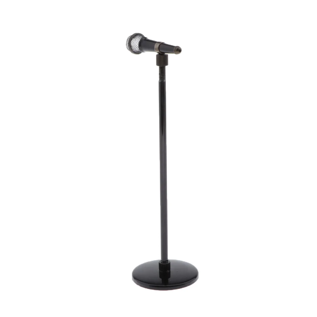 Adjustable 1 12 Scale Microphone Model Metal Stand for Dollhouse Miniatures Kit and Toy Figures
Adjustable 1 12 Scale Microphone Model Metal Stand for Dollhouse Miniatures Kit and Toy Figures