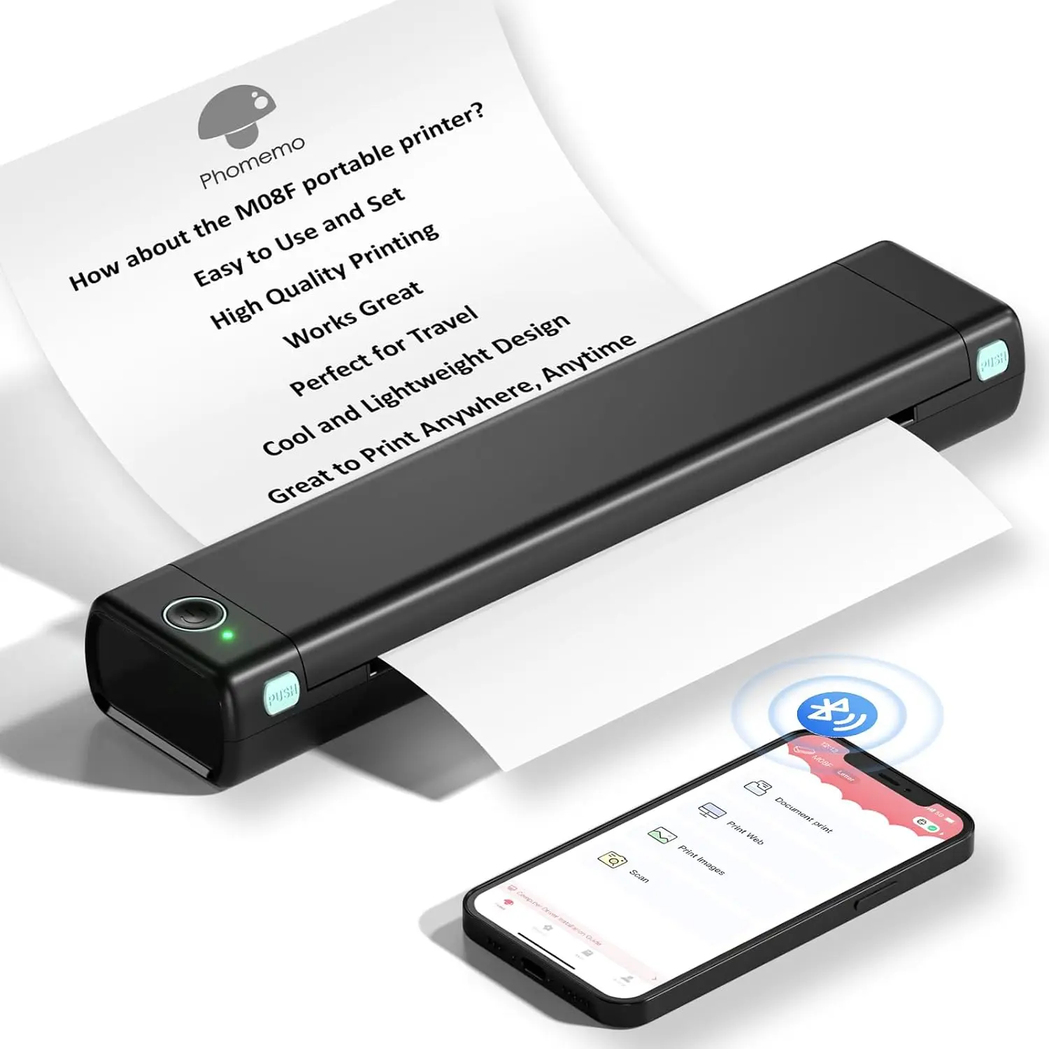 Portable Printer Thermal Document Printing Machine Phomemo M08F A4 Portable Thermal Printer For Travel Contract Business
Portable Printer Thermal Document Printing Machine Phomemo M08F A4 Portable Thermal Printer For Travel Contract Business