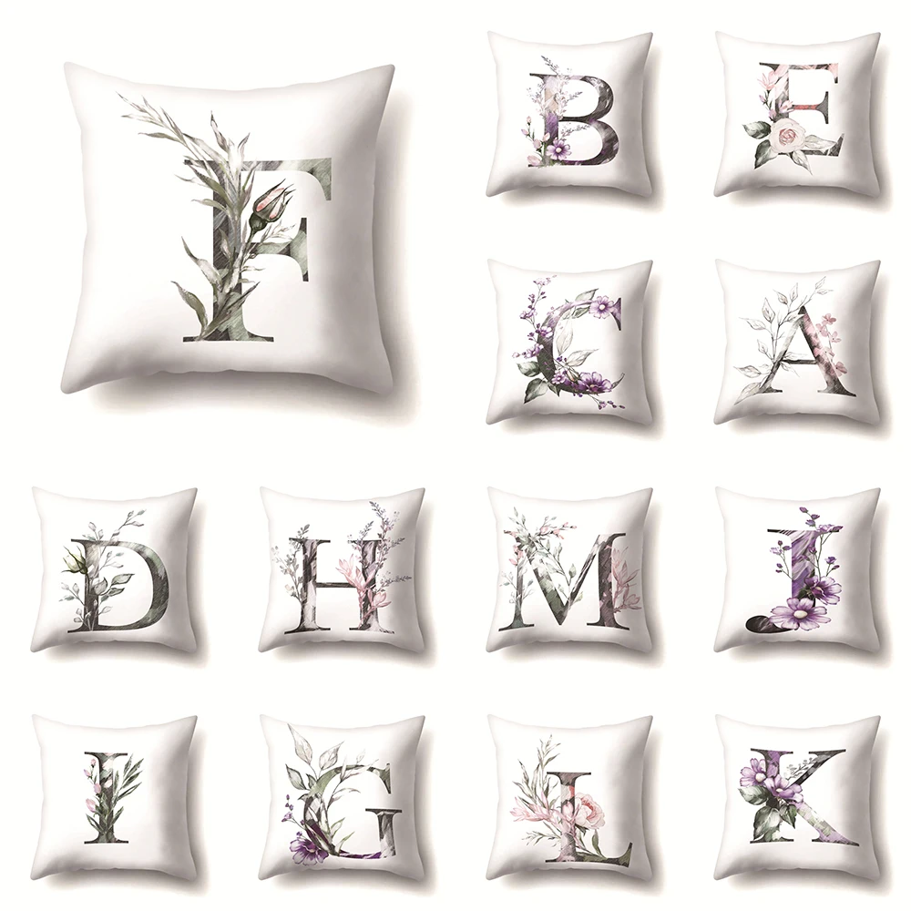 Creative Letter Purple Flower Leaf Plant Printing Polyester Pillow Case Home Living Room Sofa Bedroom Decoration
Creative Letter Purple Flower Leaf Plant Printing Polyester Pillow Case Home Living Room Sofa Bedroom Decoration