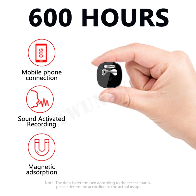 Built-in Magnet Small 600 Hours Time Mini Voice Activated Recorder Digital Audio Recording Device Sound Dictaphone STTWUNAKE
Built-in Magnet Small 600 Hours Time Mini Voice Activated Recorder Digital Audio Recording Device Sound Dictaphone STTWUNAKE