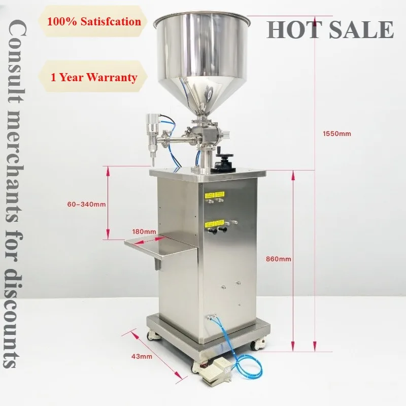A81 Semi-Automatic Quantitative Paste and Liquid Filling Machine Small-Sized Viscous Material Dispensing Equipment
A81 Semi-Automatic Quantitative Paste and Liquid Filling Machine Small-Sized Viscous Material Dispensing Equipment