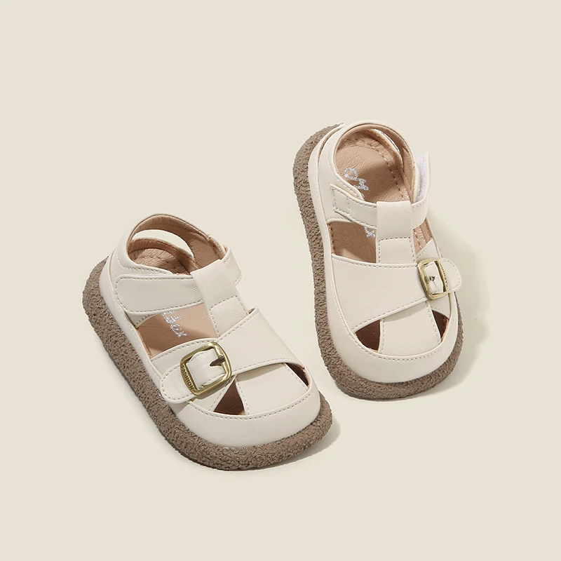 Детские сандалии, детская обувь для малышей, модная нескользящая летняя обувь для маленьких мальчиков и девочек, новая дышащая мягкая кожа
Детские сандалии, детская обувь для малышей, модная нескользящая летняя обувь для маленьких мальчиков и девочек, новая дышащая мягкая кожа