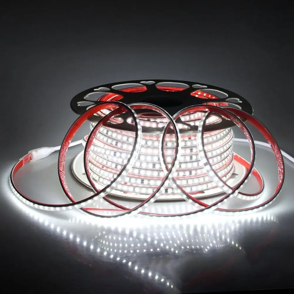 Outdoor 45M Waterproof LED Strip Lights 110V-130V Flexible Rope Lights 6000K Cool White 120 LEDs/M for Indoor and Outdoor Decor
Outdoor 45M Waterproof LED Strip Lights 110V-130V Flexible Rope Lights 6000K Cool White 120 LEDs/M for Indoor and Outdoor Decor