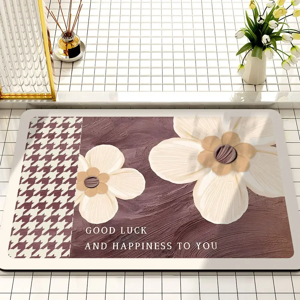 Впитывающий коврик для ванной комнаты из диатомовой грязи, бытовой быстросохнущий коврик для ванной комнаты, противоскользящий коврик для двери ванной комнаты
Впитывающий коврик для ванной комнаты из диатомовой грязи, бытовой быстросохнущий коврик для ванной комнаты, противоскользящий коврик для двери ванной комнаты