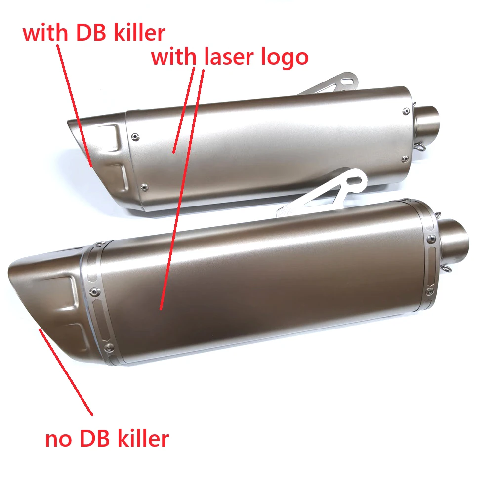 Motorcycle Exhaust Muffler Universal 51mm With DB killer M12 for R6 R3 Ninja650 Z400 250 Z900 ZX6R MT07 ER6N CBR650
Motorcycle Exhaust Muffler Universal 51mm With DB killer M12 for R6 R3 Ninja650 Z400 250 Z900 ZX6R MT07 ER6N CBR650
