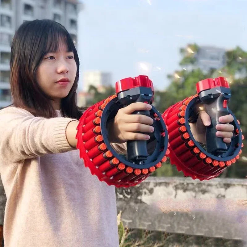 1PC Outdoor EDC Portable Plastic Electric Soft Bullet Gun Continuous Firing Pistol EVA Gatling Gun Toys Creative Gifts For Men
1PC Outdoor EDC Portable Plastic Electric Soft Bullet Gun Continuous Firing Pistol EVA Gatling Gun Toys Creative Gifts For Men