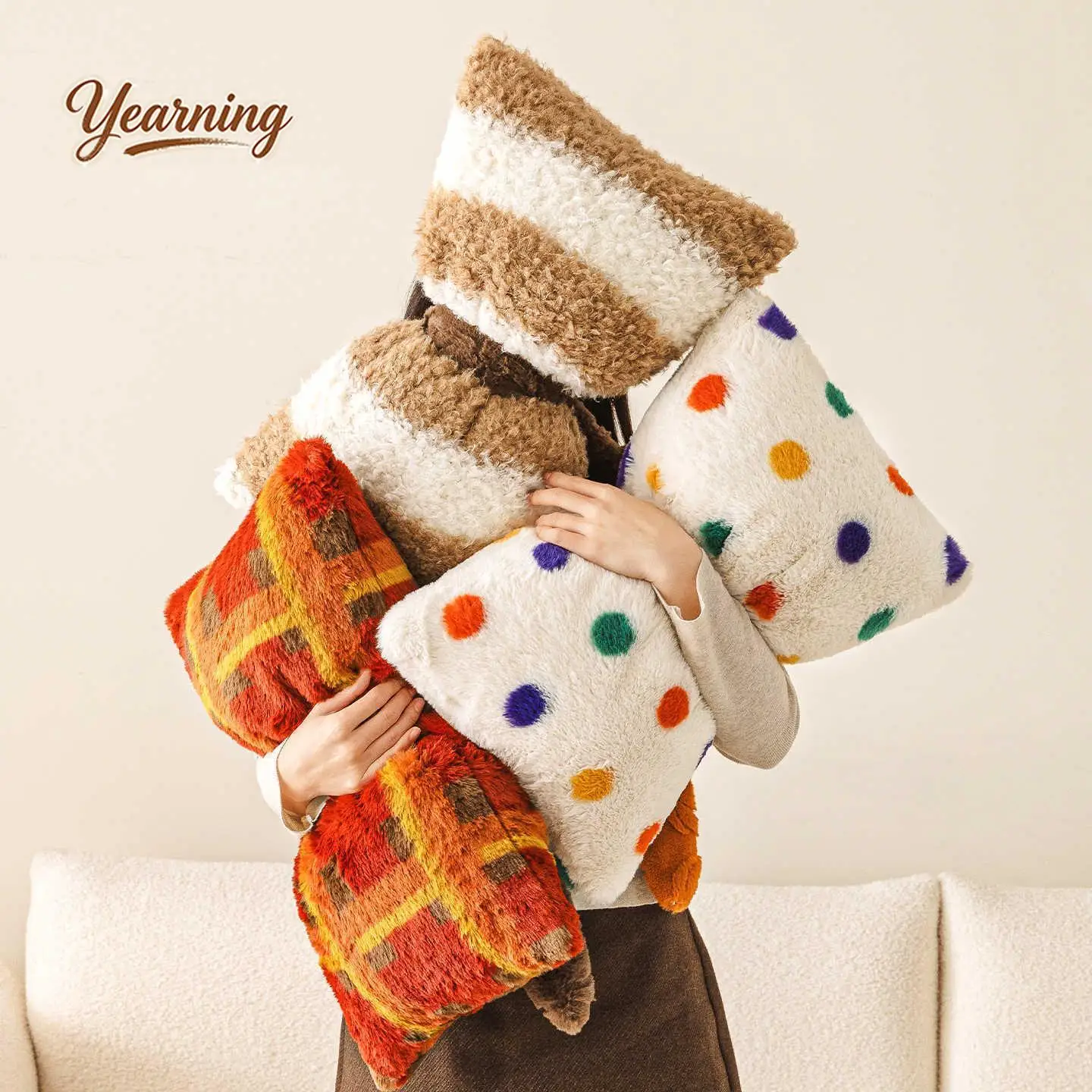 Light Luxury Throw Pillow with Insert Core High-grade Lumbar Cushion for Living Room Sofa, Car Seat Bedroom Bedside Backrest
Light Luxury Throw Pillow with Insert Core High-grade Lumbar Cushion for Living Room Sofa, Car Seat Bedroom Bedside Backrest