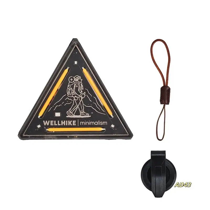 Outdoor Tactics Triangle Light Night Light Badge Warning Decoration Camping Atmosphere Mini Small Pendant Lamp
Outdoor Tactics Triangle Light Night Light Badge Warning Decoration Camping Atmosphere Mini Small Pendant Lamp