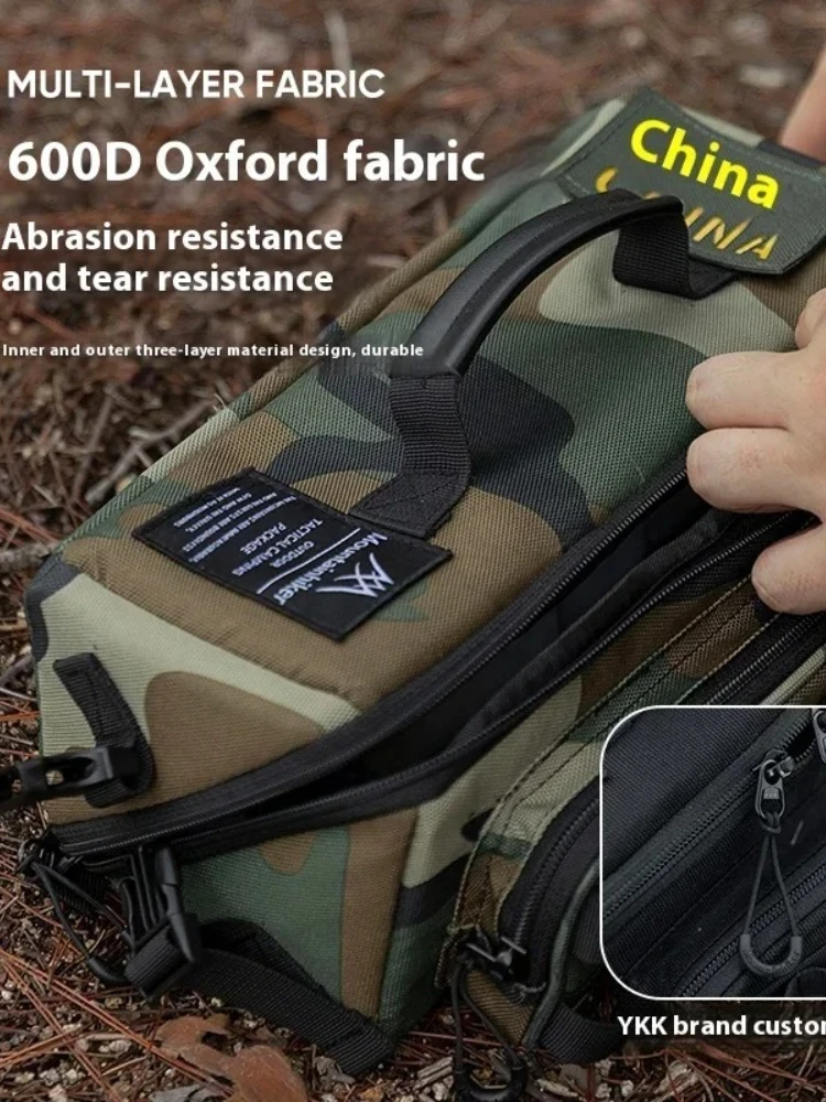MOUNTAINHIKER Outdoor Camping Storage Bag Tool Organizer with Ground Nail Picnic Gas Cookware Utensils Kit for Picnic And Campin
MOUNTAINHIKER Outdoor Camping Storage Bag Tool Organizer with Ground Nail Picnic Gas Cookware Utensils Kit for Picnic And Campin
