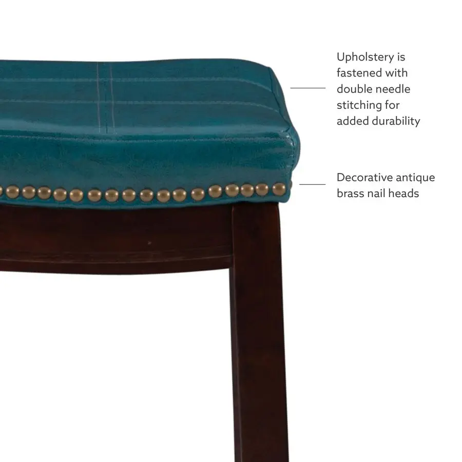 Carson Blue Backless Counter Stool, Brown
Carson Blue Backless Counter Stool, Brown