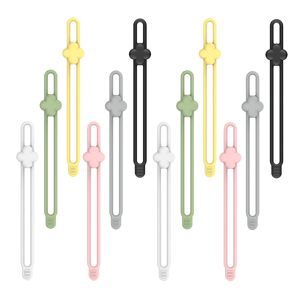 12 Pcs Cable Ties Silicone Wire Organizer Reusable Zip Ties Cord Manager Holder Desk Organizer Portable Elastic
12 Pcs Cable Ties Silicone Wire Organizer Reusable Zip Ties Cord Manager Holder Desk Organizer Portable Elastic
